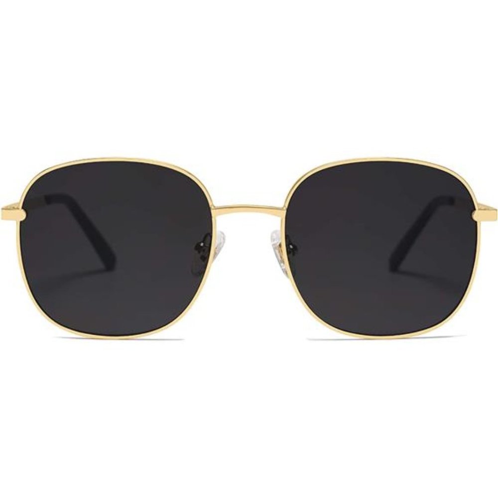 Classic Square Sunglasses for Women Men with Spring Hinge Sunnies